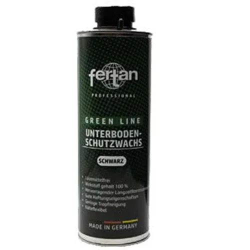 Fertan Unterbodenschutz schwarz Green Line 1 Liter Korrosionsschutz Karosserie