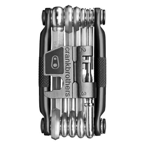 crankbrothers M17 Multitool - Vielseitiges Fahrradwerkzeug - Multitool für Radfahrer, mit 17 Funktionen für alle Reparaturen unterwegs, kompakt und leicht für jede Fahrt.