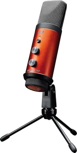 ESI cosMik uCast USB-Mikrofon - Hifi & Audio - Hochwertiges Kondensatormikrofon mit Kopfhörerausgang, Gain-Regler und Mute-Schalter für professionelle Audioaufnahmen und Streaming.