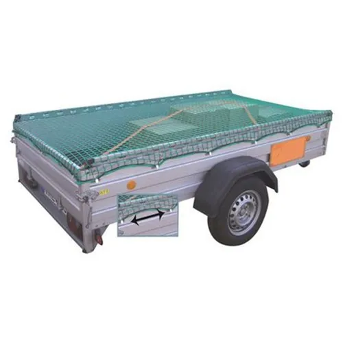 Anhänger-Schutznetz mit Spannseil 2,2x1,5m Transportnetz PKW Ladungssicherung