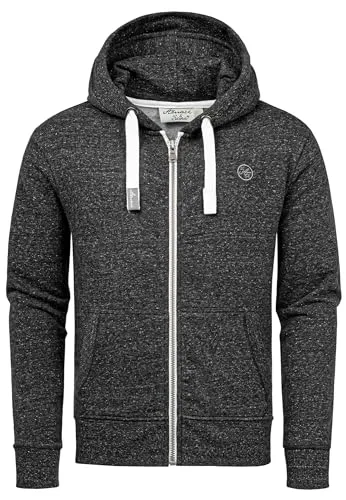 Amaci&Sons Herren Kapuzenpullover Zipper Jacke 4075 Schwarz XL - Stylischer Amaci&Sons Kapuzenpullover für Herren in Schwarz, ideal für Freizeit und Sport. Die praktische Zipper-Öffnung sorgt für einfachen Zugang und Komfort.
