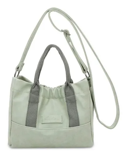 Fritzi aus Preußen Umhängetasche Poppi08 Vintage - Stylische Umhängetasche in Lime, ideal für den Alltag. Mit geräumigem, unterteiltem Hauptfach und verstellbarem Schulterriemen für optimalen Tragekomfort.