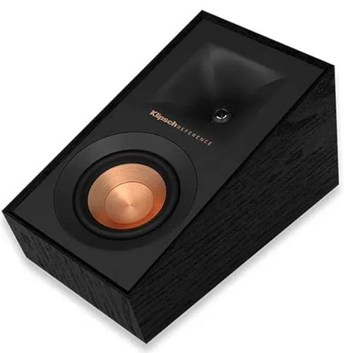 Klipsch Reference Series R-40SA Dolby Atmos Lautsprecher - Heimkino - Erlebe immersive Klangerlebnisse mit Dolby Atmos, ideal für Surround-Sound und perfekte Ergänzung zu Monitor- oder Tower-Lautsprechern.