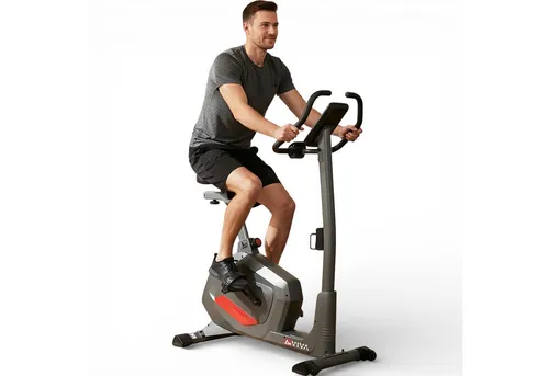 AsVIVA Ergometer H22 Heimtrainer, 12 kg Schwungmasse, App-kompatibel, Cardio-Programme