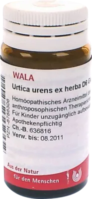 WALA Heilmittel GmbH URTICA URENS EX Herba D 6 Globuli 20 g 08788306