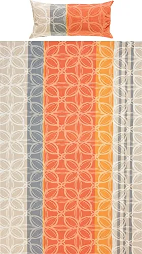 Erwin Müller Bettwäsche Seersucker - Bügelfrei & Temperaturausgleichend - Bettwäsche-Sets aus 100% Baumwolle mit modernem grafischen Muster. Die luftige Seersucker-Qualität ist hautsympathisch, pflegeleicht und dank Reißverschluss schnell bezogen.