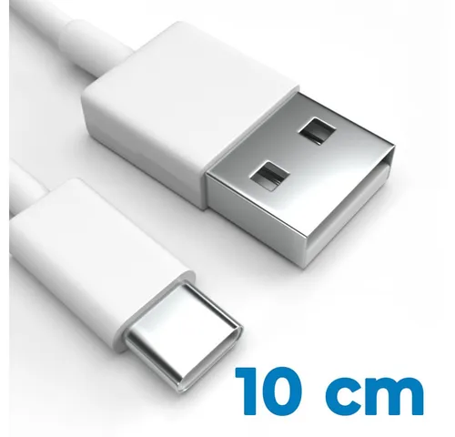 Justcom ZTE Axon 40 Ultra USB-Kabel, USB-C, USB-A (10 cm), Schnellladekabel, Datenkabel, Handy, Tablet
