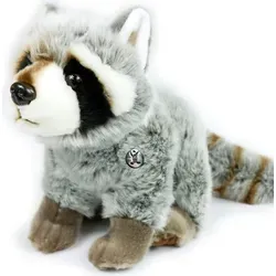 Waschbär Kuscheltier 40 cm - Plüschwaschbär MILOW - Wald & Wiese - Weiches 40 cm Plüschtier, perfekt zum Kuscheln und Spielen, ideal für Kinder und Waschbär-Fans.