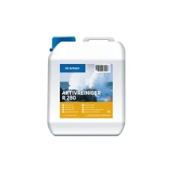 Dr. Schutz Aktivreiniger R 280 - 5L Neutralreiniger für Böden - Effektiver Aktivreiniger für elastische und mineralische Böden, ideal zur Bauschlussreinigung und Entfernung starker Verschmutzungen. 5L für bis zu 250 m².