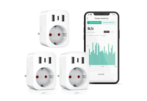 BEARWARE WLAN-Steckdose mit USB – Smarte Fernsteuerung für Ihr Zuhause
