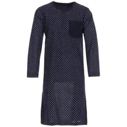 Lucky Nachthemd Nachthemd Langarm - Emblem blau L