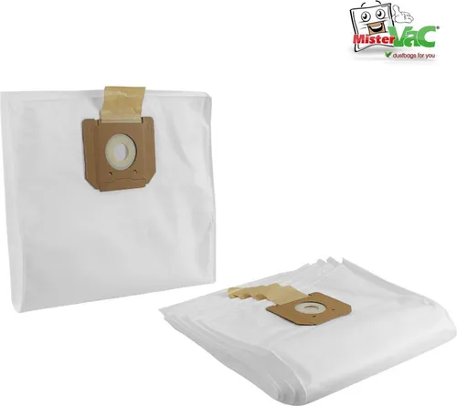 MisterVac Staubsaugerbeutel 5 Stück kompatibel mit Würth Hws 15 l Prof.