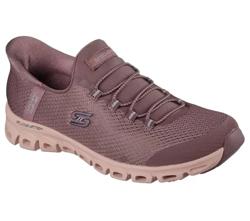 SKECHERS SLIP-INS GLIDE STEP VIBEY Burgunder - Rot - 38 - Stylische Slip-Ins von Skechers in Burgunderrot, ideal für den Alltag. Der bequeme Einstieg und die flexible Sohle sorgen für hohen Tragekomfort.