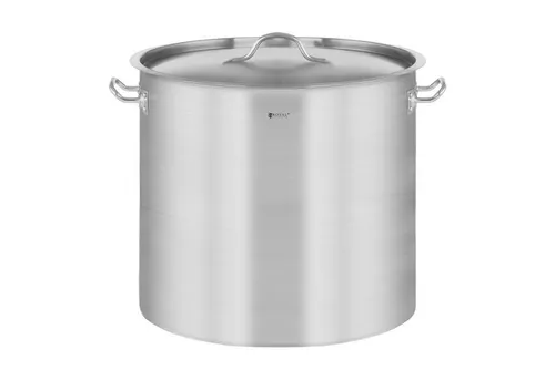 Royal Catering Kochtopf Induktion - 12 L - Ø 25 cm - Hochwertiger Induktion Kochtopf mit 12 L Volumen, ideal für Großküchen und Outdoor-Events. Effiziente Wärmeverteilung durch dreilagigen Kapselboden, spart Zeit und Energie.