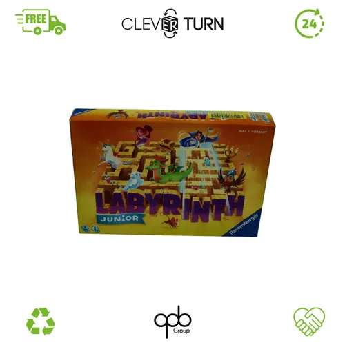 Ravensburger Junior Labyrinth - Familienspiel für Kinder ab 4 Jahren, spannender Schiebespaß mit magischen Figuren und fördert strategisches Denken