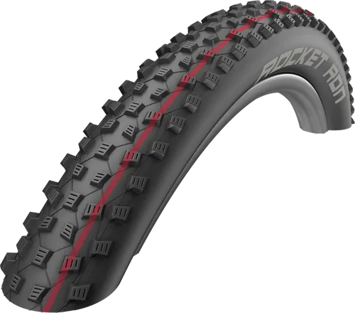 Schwarzer Rocket Ron Addix Speed Suprace TLE 29X2.10 - Fahrradreifen mit exzellenter Traktion und geringem Rollwiderstand, perfekt für schnelle Mountainbike-Touren.