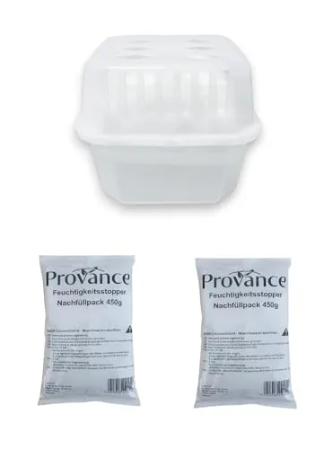 Luftentfeuchter Set Box mit 2x450g Granulat Raumentfeuchter Trockner Entfeuchter
