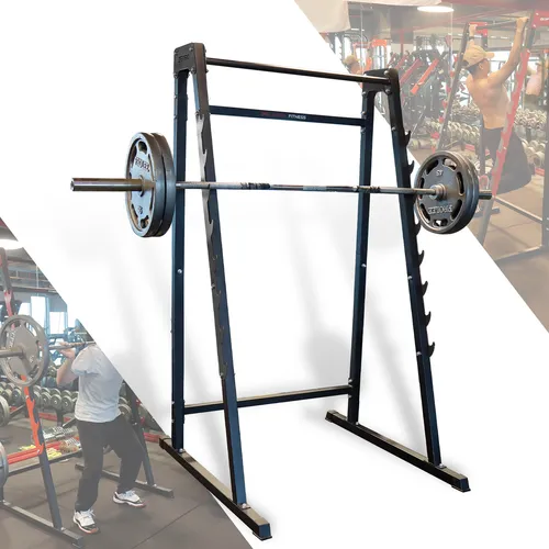 CCLIFE Trainingsstation Squat Rack - Fitness-Station für effektives Krafttraining, 8-Stufen verstellbar und bis 160kg belastbar, ideal für intensives Workout zu Hause.
