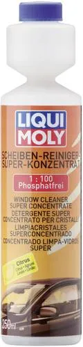 Liqui Moly Öl-Additiv Scheibenreiniger-Superkonzentrat 0.25 l - Autopflege & Motorradpflege, sorgt für klare, schlierenfreie Sicht und ist ideal für alle Kfz-Scheibenwaschanlagen, greift Kunststoffe und Lacke nicht an.