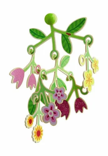 HABA Mobile Blumengarten Einschlafhilfe schöne Dekeration über Bettchen