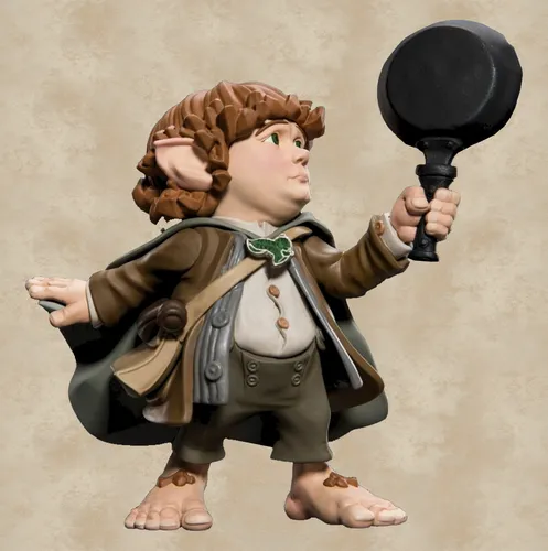 Lord of the Rings - Samwise Figur - Spielfigur aus der Mini Epics Serie, super-stylisiert und ultra-expressiv, ideal für Sammler und Fans der Mittelerde-Welt!