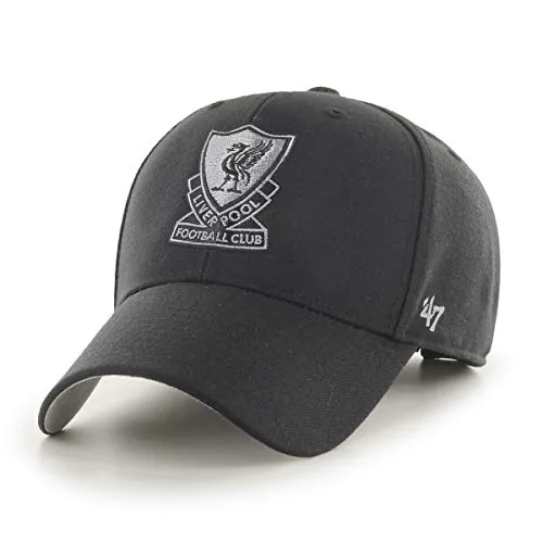 '47 FC Liverpool Basecap - You'll Never Walk Alone - Offizielle Lizenzware aus 85% Polyacryl und 15% Wolle, individuell größenverstellbar und mit verstärkter Stirnseite für optimalen Tragekomfort.