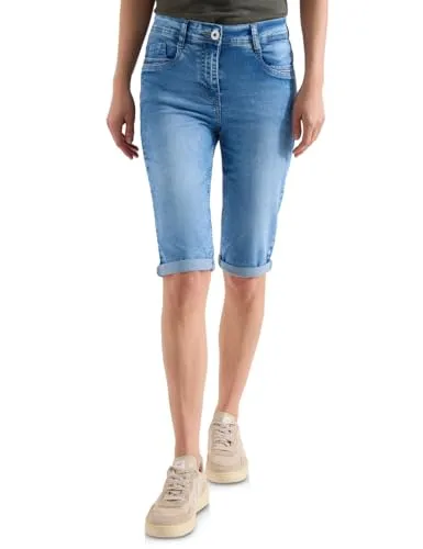Cecil Damen Slim Fit Jeansshorts von CECIL