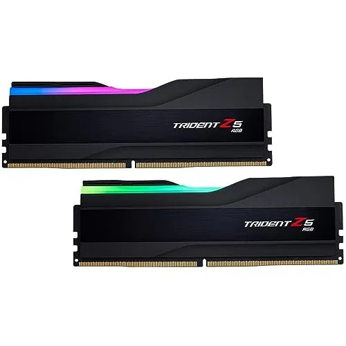 G.Skill Trident Z5 RGB DDR5-8000 - 32GB - Dual Channel - RAM, 32GB (2x16GB) mit beeindruckenden 8000 MHz Geschwindigkeit, ideal für Gaming und kreative Anwendungen. Unterstützt Intel XMP für einfache Übertaktung und beeindruckende RGB-Beleuchtung.