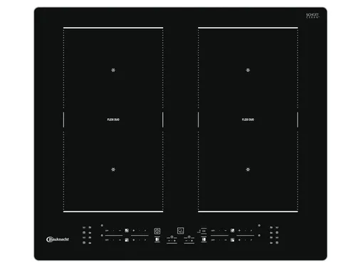 Bauknecht BB 8760C AL Induktionskochfeld autark - Kochfeld 60 cm, Flexi Duo für variable Kochzonen und MyMenu mit 4 Automatik-Funktionen für einfaches Kochen.