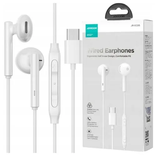JOYROOM JR-EC05 TYPE-C IN-EAR-KOPFHÖRER FÜR ANDROID-TELEFONE MIT ADAPTER