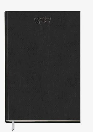 Chef-Timer Edition Natur Schwarz 2026: Terminplaner mit Tageskalendarium. Din A5 Terminkalender 1 Tag 1 Seite. Extra Platz für Notizen.