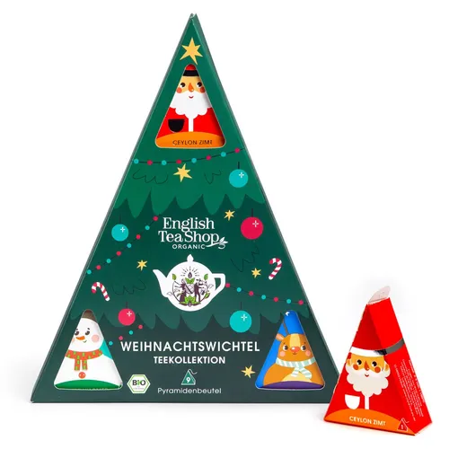 ETS - Tee Geschenk mit 9 Weihnachtswichtel bio