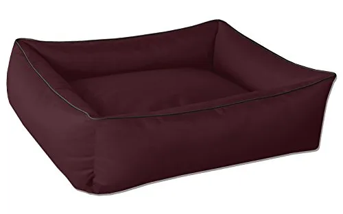 BedDog Tierbett Hundebett MAX mit abnehmbarem Bezug - rot 110 cm x 150 cm - Hundebett mit abnehmbarem Bezug, ideal für Komfort und einfache Reinigung. Maße: 150 cm x 110 cm, perfekt für große Hunde.