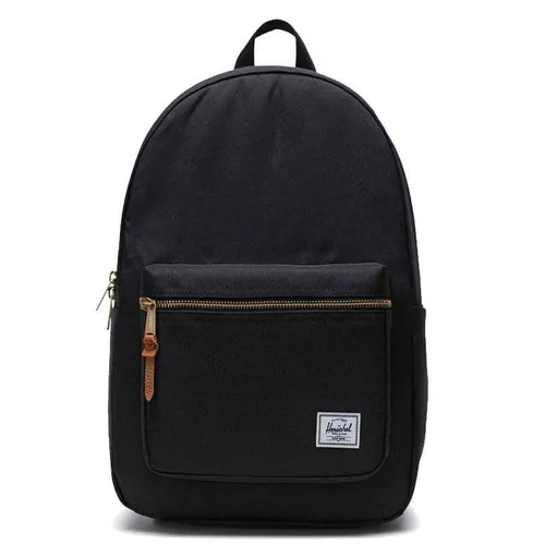 Herschel Alltags-Rucksack Settlement - schwarz 23 Liter - Tagesrucksäcke mit 23 Litern Volumen, ideal für den Alltag. Aus 100% recyceltem Polyester, ausgestattet mit einem gepolsterten Laptopfach und komfortablen Schulterriemen.