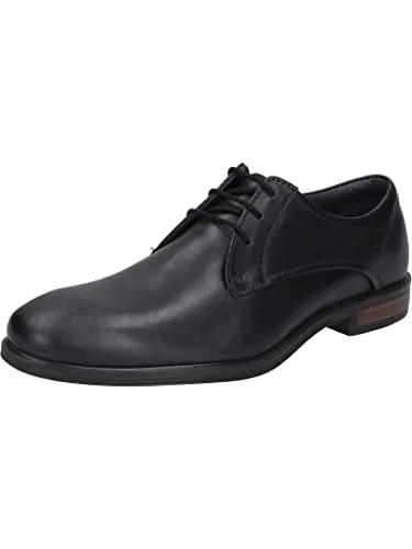 Josef Seibel Jonathan 03 Schnürschuh schwarz 42 EU - Herren-Halbschuhe aus echtem Leder, bequem mit 2,5 cm Absatzhöhe und ideal für den Alltag.