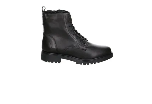 Tamaris Stiefelette 1-25402-43 001 schmal - Wanderschuhe mit 3 cm Blockabsatz, ideal für Komfort und Stil bei Outdoor-Aktivitäten.