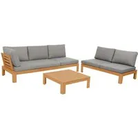 Acamp 57450 Granada Lounge-Set 3-teilig - Gartenmöbel für entspannte Stunden im Freien, hochwertiges Material und modernes Design für jeden Garten.