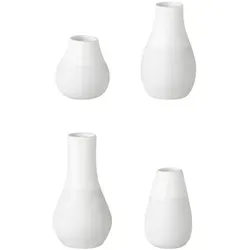 räder Set aus 4 Minivasen Weiß