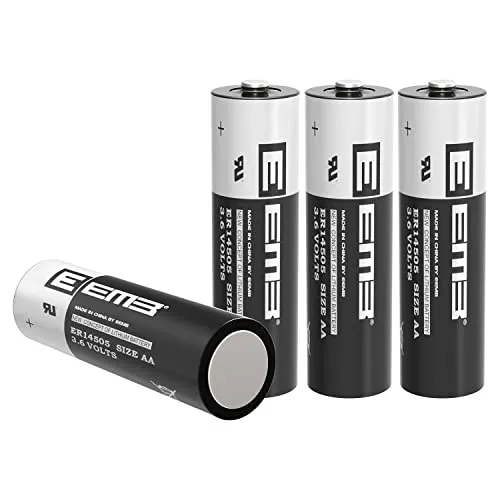 EEMB ER14505 AA 3.6V Lithium Batterie Li-SOCL₂ Nicht wiederaufladbar Batterie SB-AA11 LS14500 TL-5903 SL-360 S7-400 ER14500 für Wasserzähler Gas SPS Anlagenausstattung Generische Ersatzbatterie(4)