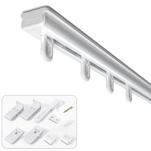 Sekey Ausziehbare Gardinenstange 110-210 cm in weiß von Sekey