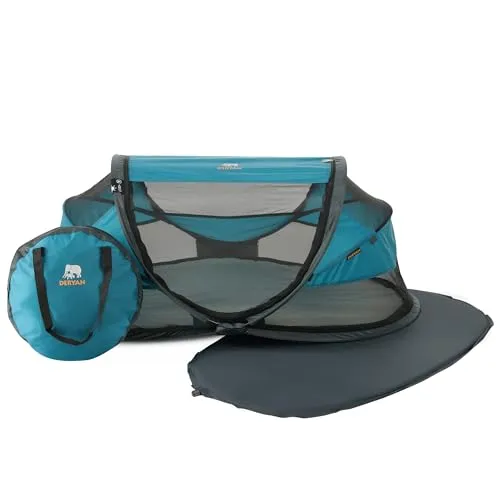 Deryan Baby Reisebett in blau von Deryan