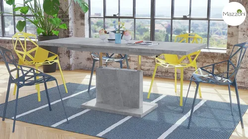 Mazzoni Grand Noir Ausziehbarer Couchtisch 120/180cm