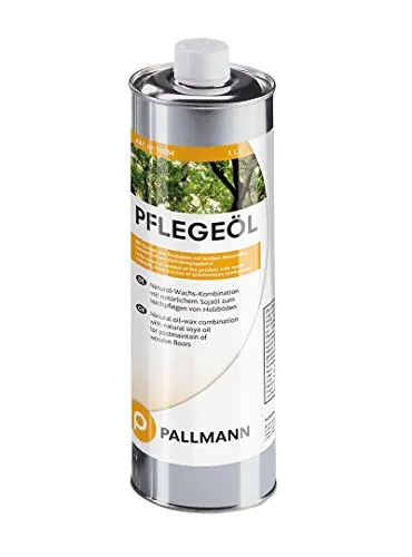 Pallmann Pflegeöl 1 Liter - Holzöle für die Pflege und den Schutz von Holzoberflächen, transparent und ideal für langlebige Ergebnisse.
