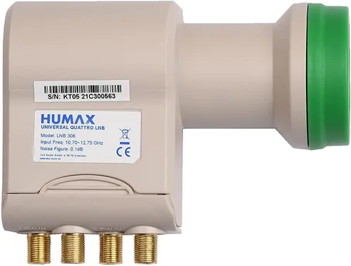 Humax Green Power Quattro-LNB Stromspar-LNB Satelliten universal LNB LTE-Filter