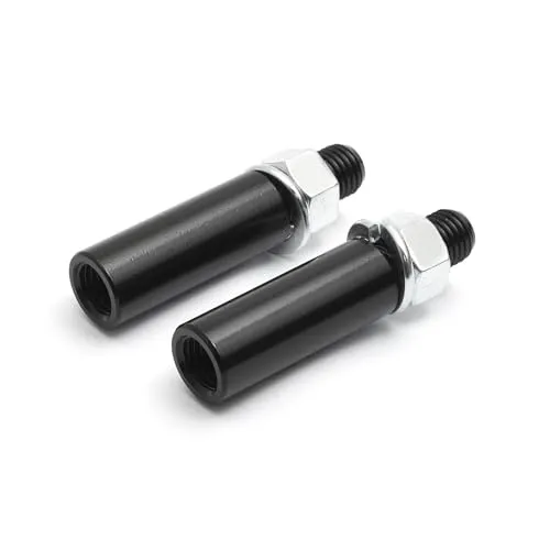 Motorrad Blinkerverlängerung 37 mm mit M10x1,25 Gewinde, schwarz, 2 Stk. Chopper, Cafe Racer