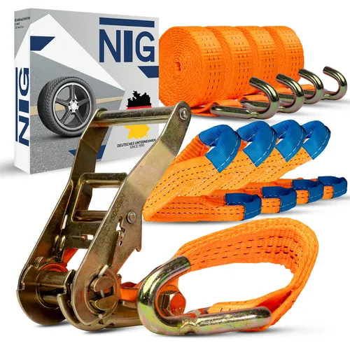 Spanngurt Auto Transport Zurrgurt Radsicherung Reifengurt PKW KFZ Trailer NTG