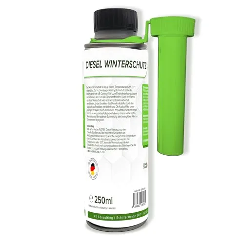 Flotex® - Winterschutz für Diesel | 250ml Diesel Additiv | Diesel Frostschutz für Dieselmotoren & Heizsysteme | Hoch ergiebig 1:200 | Frostschutz bis -33 Grad | Fließverbesserer
