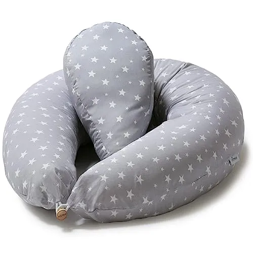 Niimo® XXL+ Schwangerschaftskissen & Stillkissen – 3-in-1 mit Stützkissen