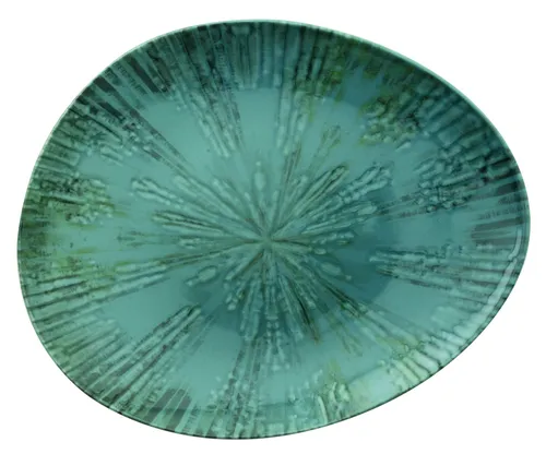 Platte ARTHUR Krupp FUSION BLUE LB 31x26 cm blau