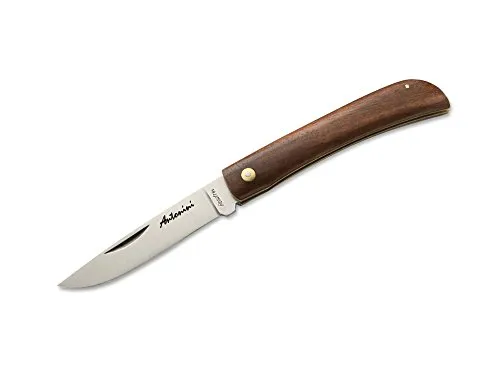 Antonini Maniaghese Taschenmesser Braun, 8,4 cm Klingenlänge - Taschenmesser mit 8,4 cm Klinge aus robustem 420er Stahl und elegantem Holzgriff, ideal für Outdoor-Aktivitäten und handwerkliche Einsätze.
